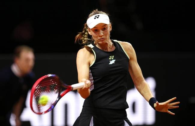 20.04.2024, Deutschland, Stuttgart, Porsche Tennis Grand Prix 2024, Halblfinale, Elena Rybakina KAZ