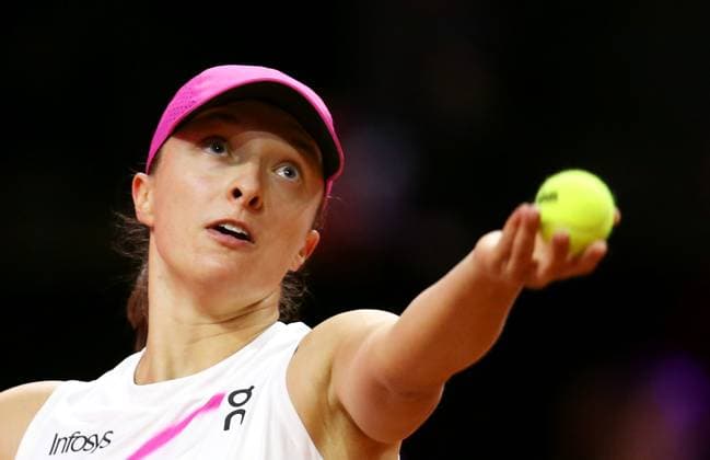 20.04.2024, Deutschland, Stuttgart, Porsche Tennis Grand Prix 2024, Halblfinale, Iga Swiatek POL