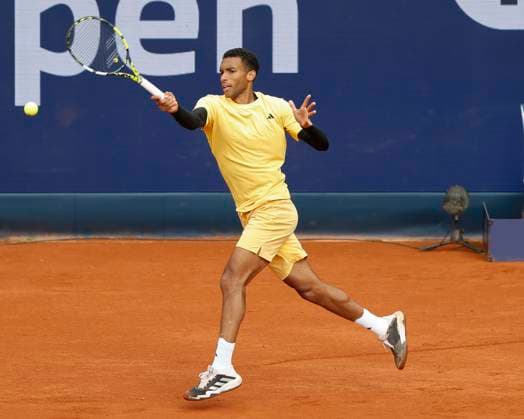Felix Auger-Aliassime (CAN) Tennis - BMW Open 2024 - ATP, Tennis Herren - MTTC Iphitos - Munich - - Germany - 20 April 2024. Copyright: xJuergenxHasenkopfx