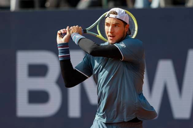 Jan-Lennard Struff (GER) Tennis - BMW Open 2024 - ATP, Tennis Herren - MTTC Iphitos - Munich - - Germany - 20 April 2024. Copyright: xJuergenxHasenkopfx