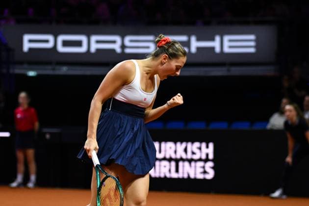 Porsche Tennis Grand Prix 2024 in Stuttgart, 20.04.2024 Marta Kostyuk (UKR) Porsche Tennis Grand Prix 2024