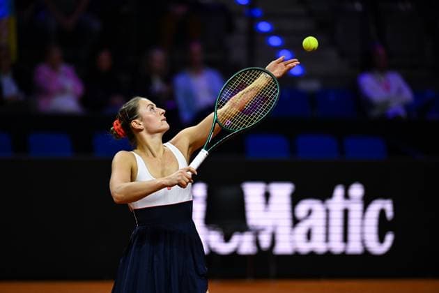 Porsche Tennis Grand Prix 2024 in Stuttgart, 20.04.2024 Marta Kostyuk (UKR) Porsche Tennis Grand Prix 2024