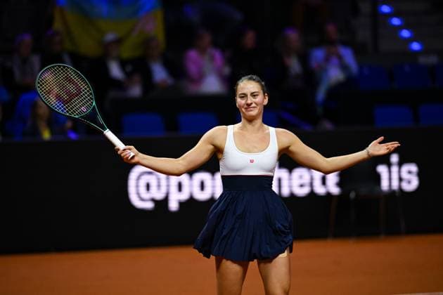 Porsche Tennis Grand Prix 2024 in Stuttgart, 20.04.2024 Marta Kostyuk (UKR) Porsche Tennis Grand Prix 2024
