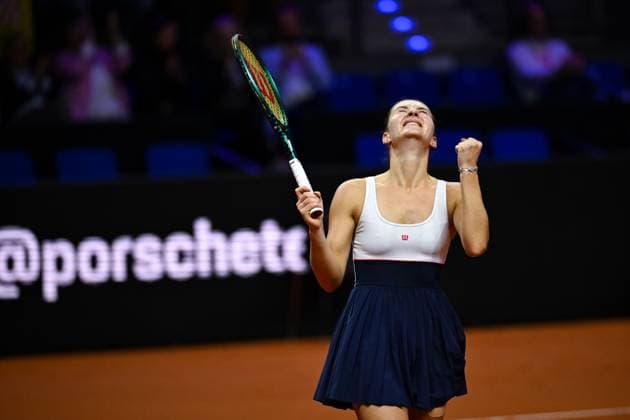 Porsche Tennis Grand Prix 2024 in Stuttgart, 20.04.2024 Marta Kostyuk (UKR) Porsche Tennis Grand Prix 2024