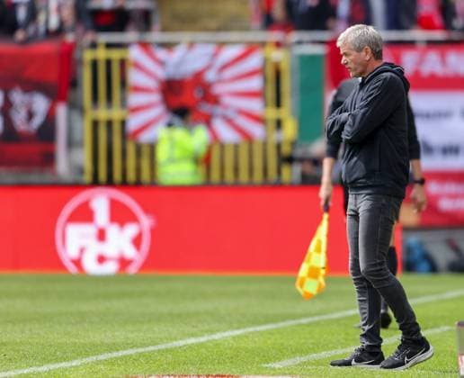 Fussball - 2. BL - 1. FC Kaiserslautern - SV Wehen Wiesbaden - 20.04.24, Trainer Friedhelm Funkel (FCK), -