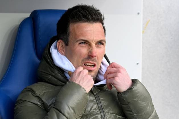 21.04.2024, xsltx, Fussball 2.Bundesliga, Karlsruher SC - Hertha BSC Berlin emspor, v.l. Trainer Christian Eichner (Karlsruher SC KSC) (DFL DFB REGULATIONS PROHIBIT ANY USE OF PHOTOGRAPHS as IMAGE SEQUENCES and or QUASI-VIDEO) Karlsruhe