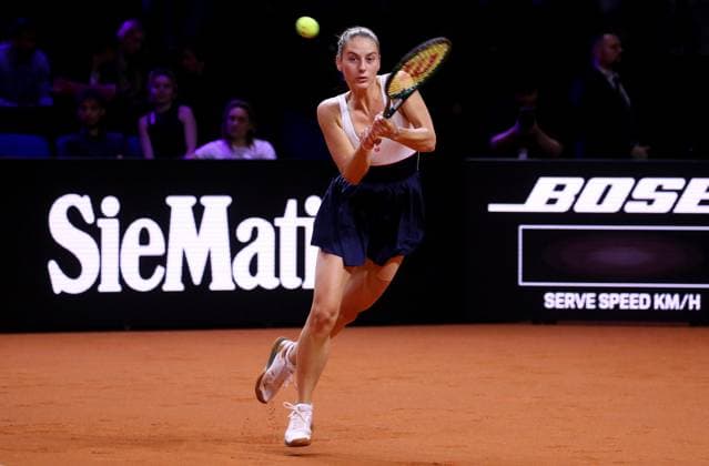 21.04.2024, Deutschland, Stuttgart, Porsche Tennis Grand Prix 2024, Finale, Marta Kostyuk (UKR)