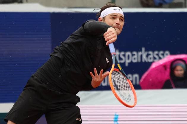 Taylor Fritz (USA) Tennis BMW Open 2024 Finale Jan-Lennard Struff Taylor Fritz München 21.04.2024 FOTO: Mladen Lackovic LakoPress