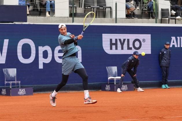Jan-Lennard Struff (GER) Tennis BMW Open 2024 Finale Jan-Lennard Struff Taylor Fritz München 21.04.2024 FOTO: Mladen Lackovic LakoPress