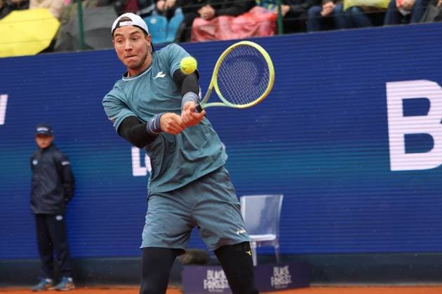 Jan-Lennard Struff (GER) Tennis BMW Open 2024 Finale Jan-Lennard Struff Taylor Fritz München 21.04.2024 FOTO: Mladen Lackovic LakoPress