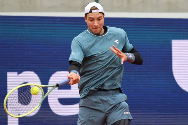 Jan-Lennard Struff (GER) Tennis BMW Open 2024 Finale Jan-Lennard Struff Taylor Fritz München 21.04.2024 FOTO: Mladen Lackovic LakoPress