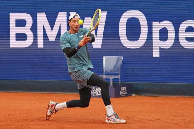 Jan-Lennard Struff (GER) Tennis BMW Open 2024 Finale Jan-Lennard Struff Taylor Fritz München 21.04.2024 FOTO: Mladen Lackovic LakoPress