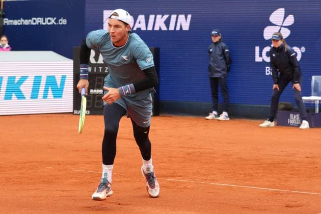 Jan-Lennard Struff (GER) Tennis BMW Open 2024 Finale Jan-Lennard Struff Taylor Fritz München 21.04.2024 FOTO: Mladen Lackovic LakoPress