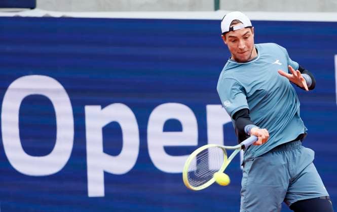 21.04.2024, BMW Open 2024, MTTC Iphitos Muenchen , Tennis, im Bild: Jan Lennard Struff (GER)