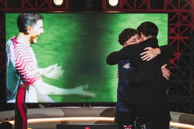 Virtual Bundesliga Grand Final by WOW; 21.04.2024 Levy Finn Rieck (levyfinn, RB Leipzig), Antonio Radelja Virtual Bundesliga Grand Final by WOW; 21.04.2024