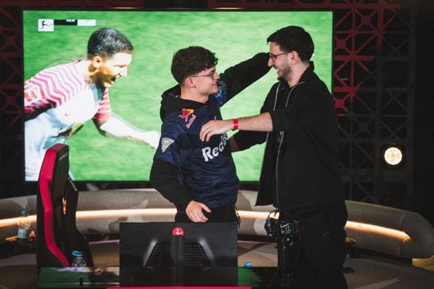 Virtual Bundesliga Grand Final by WOW; 21.04.2024 Levy Finn Rieck (levyfinn, RB Leipzig), Antonio Radelja Virtual Bundesliga Grand Final by WOW; 21.04.2024