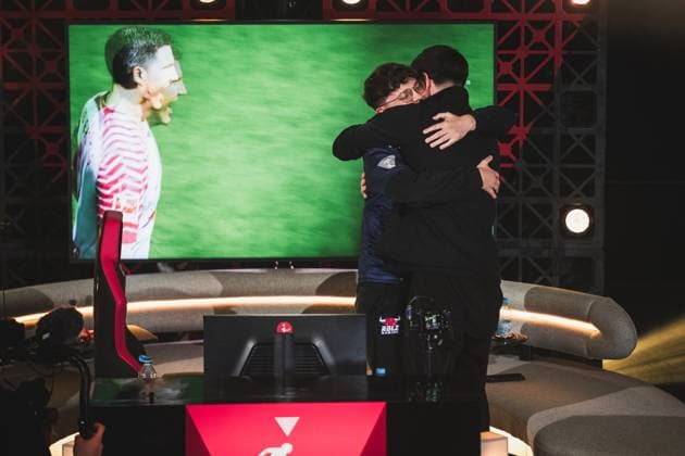 Virtual Bundesliga Grand Final by WOW; 21.04.2024 Levy Finn Rieck (levyfinn, RB Leipzig), Antonio Radelja Virtual Bundesliga Grand Final by WOW; 21.04.2024
