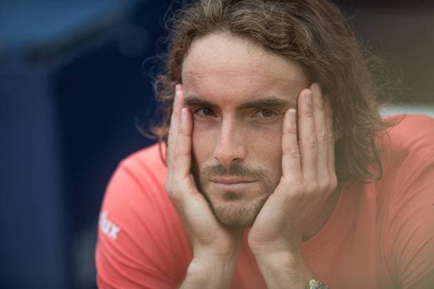 Final 71 Barcelona Open Banc de Sabadell. Conde de Godo Trophy. Real Club de Tenis Barcelona. April 21,2024 71 Barcelona Open Banc de Sabadell. Conde de Godo Trophy. Final Casper Ruud (NOR) vs Stefanos Tsitsipas (GRE) Real Club de Tenis Barcelona. April 21,2024 Stefanos Tsitsipas after losing at the end of the final of the ATP, Tennis Herren Barcelona Open Banc de Sabadell tennis tournament Trofeo Conde de Godo played at the Real Club de Tenis Barcelona. April 21, 2024. Barcelona ESP Copyright: xS.xRosx