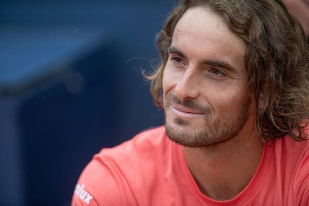 Final 71 Barcelona Open Banc de Sabadell. Conde de Godo Trophy. Real Club de Tenis Barcelona. April 21,2024 71 Barcelona Open Banc de Sabadell. Conde de Godo Trophy. Final Casper Ruud (NOR) vs Stefanos Tsitsipas (GRE) Real Club de Tenis Barcelona. April 21,2024 Stefanos Tsitsipas after losing at the end of the final of the ATP, Tennis Herren Barcelona Open Banc de Sabadell tennis tournament Trofeo Conde de Godo played at the Real Club de Tenis Barcelona. April 21, 2024. Barcelona ESP Copyright: xS.xRosx