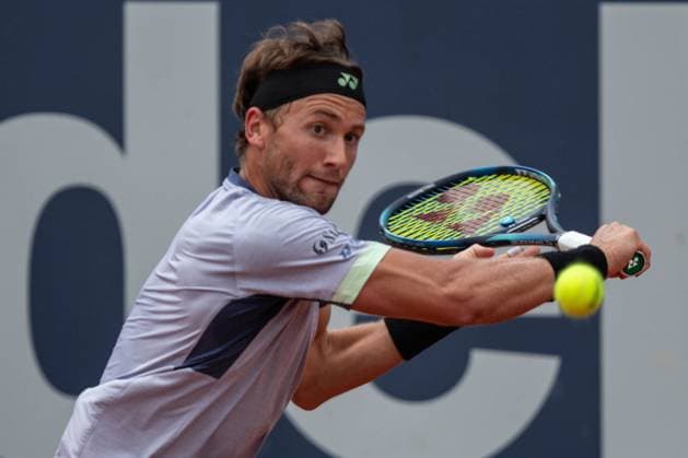 April 21, 2024, Barcelona, Barcelona, Spain: Casper Ruud of Norway during the final of Barcelona Open Banc Sabadell Trofeo Conde de Godo on April 21, 2024 in Barcelona, Spain. Barcelona Spain - ZUMAs316 20240421_znp_s316_037 Copyright: xMartixSeguraxRamonedax