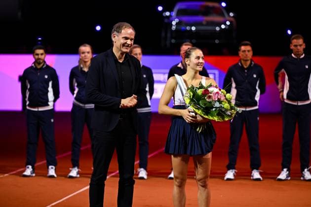 Porsche Tennis Grand Prix 2024 in Stuttgart, 21.04.2024 Elena Rybakina (KAZ) Porsche Tennis Grand Prix 2024