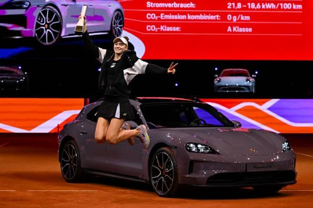 Porsche Tennis Grand Prix 2024 in Stuttgart, 21.04.2024 Elena Rybakina (KAZ) Porsche Tennis Grand Prix 2024