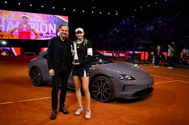 Porsche Tennis Grand Prix 2024 in Stuttgart, 21.04.2024 Elena Rybakina (KAZ) Porsche Tennis Grand Prix 2024