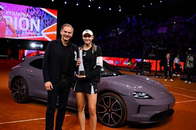 Porsche Tennis Grand Prix 2024 in Stuttgart, 21.04.2024 Elena Rybakina (KAZ) Porsche Tennis Grand Prix 2024