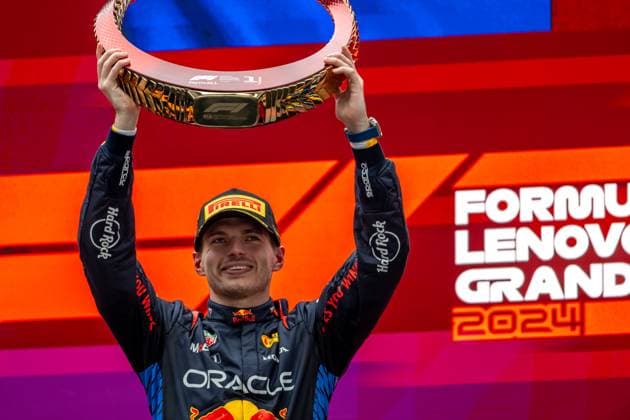 SHANGHAI, CHINA: Max Verstappen, racing for the Red Bull Racing team during the 2024 Formula 1 Chinese Grand Prix at the Shanghai International Circuit in Shanghai, China