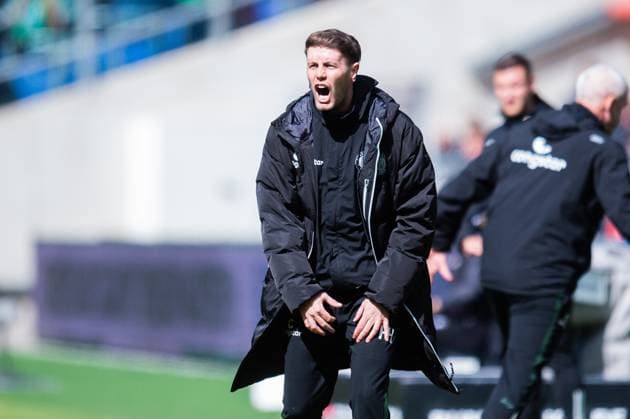 21.04.2024 - Fußball, 2023 2024, 1. Bundesliga, 30. Spieltag, Hannover 96 - FC St. Pauli: (L-R) Fabian Hürzeler (Trainer - Pauli), Peter Nemeth (Co-Trainer - Pauli) DFL REGULATIONS PROHIBIT ANY USE OF PHOTOGRAPHS AS IMAGE SEQUENCES AND OR QUASI-VIDEO.