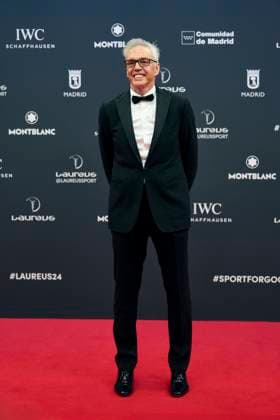 Laureus World Sports Awards Madrid 2024 - Red Carpet Sean Fitzpatrick, Bronwyn FitzpatrickaGerman Basketball Head Coach Gordon Herbert attends Laureus World Sports Awards Madrid 2024 - Red Carpet at Palacio de Cibeles on April 22, 2024 in Madrid, Spain Photo by IMAGO MPG Madrid Palacio de Cibeles Madrid Spain  Copyright: xMPGx