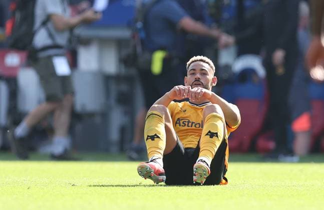 Crystal Palace v Wolverhampton Wanderers - Premier League - Selhurst Park September 3, 2023, London: London, England, 3rd September 2023. Matheus Cunha of Wolverhampton Wanderers looks dejected after the Premier League match at Selhurst Park, London. London EDITORIAL USE ONLY Copyright: xx ZUMA-20230903_faf_si1_107.jpg PaulxTerryx csmphotothree148834