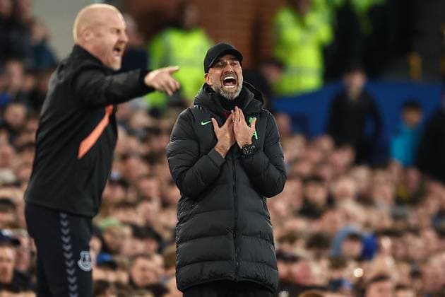 Sport Bilder des Tages Everton v Liverpool 24 April 2024, Liverpool - Premier League Football - Everton v Liverpool - Liverpool manager Jurgen Klopp - Photo: Daniel Chesterton Offside. Liverpool UK *** Everton gegen Liverpool 24. April 2024, Liverpool Premier League Fußball Everton gegen Liverpool Liverpools Trainer Jürgen Klopp Foto Daniel Chesterton Abseits Liverpool UK  Copyright: xDanielxChestertonx xOffsidexOffside
