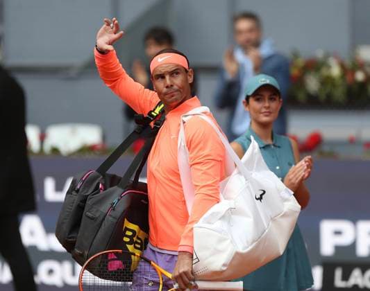 Masters 1000 Series Mutua Madrid Open 2024 at La Caja Mágica stadium in Madrid, 25 April 2024. Rafeel Nadal (SPA) vs Darwin Blanch (US) on day 4 900 Cordon Press  LOF - Mutua Madrid Open 2024