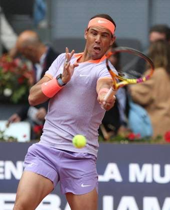 Masters 1000 Series Mutua Madrid Open 2024 at La Caja Mágica stadium in Madrid, 25 April 2024. Rafeel Nadal (SPA) vs Darwin Blanch (US) on day 4 900 Cordon Press  LOF - Mutua Madrid Open 2024