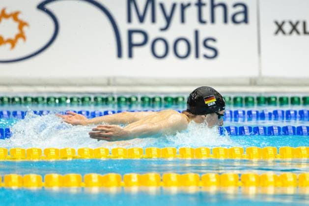 400m Lagen, Maenner, A-Finale Finn Wendland (W98 Hannover) GER, 135. Deutsche Meisterschaften Schwimmen, Schwimmen, 25.04.2024 GER, 135. Deutsche Meisterschaften Schwimmen, Schwimmen, 25.04.2024 Berlin *** 400m medley, men, A final Finn Wendland W98 Hannover GER, 135 German Championships Swimming, Swimming, 25 04 2024 GER, 135 German Championships Swimming, Swimming, 25 04 2024 Berlin Copyright: xEibner-Pressefoto JadrankoxMarjax EP_JMC