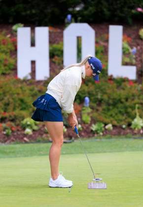 April 25, 2024, Los Angeles, California, USA: Charley Hull during Round 1 of the JM Eagle LA Championship presented by Plastpro Thursday April 25, 2024 at the Wilshire Country Club in Los Angeles, California. JAVIER ROJAS PI Los Angeles USA - ZUMAp124 20240425_zaa_p124_015 Copyright: xJavierxRojasx