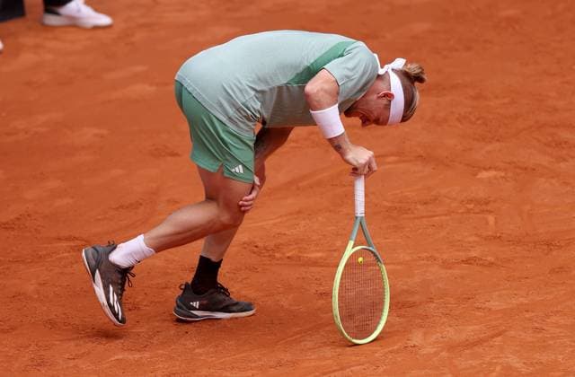 Alejandro Davidovich Fokina of Spain in action Mutua Madrid Open, Day 5, Tennis, La Caja Magica, Madrid, Spain - 26 Apr 2024  Copyright: xEllaxLing Shutterstockx 14447600d