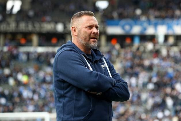 26.04.2024, xtgx, Fussball - 2.Bundesliga, Hertha BSC Berlin - Hannover 96 emspor, v.l. Pal Dardai (Hertha, Trainer) (DFL DFB REGULATIONS PROHIBIT ANY USE OF PHOTOGRAPHS as IMAGE SEQUENCES and or QUASI-VIDEO) Berlin