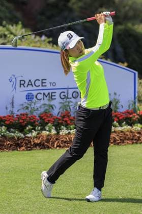 April 26, 2024, Los Angeles, California, USA: Ayaka Furue tees off during Round 2 of the JM Eagle LA Championship presented by Plastpro on Friday April 26, 2024 at the Wilshire Country Club in Los Angeles, California. ARIANA RUIZ PI Los Angeles U.S - ZUMAp124 20240426_zaa_p124_018 Copyright: xArianaxRuizx