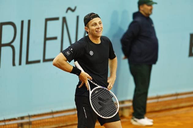 Tallon Griekspoor (NED), APRIL 26, 2024 - Tennis : Tallon Griekspoor during singles round of 64 match against Taro Daniel on the ATP, Tennis Herren tour Masters 1000 Mutua Madrid Open tennis tournament at the Caja Magica in Madrid, Spain. Noxthirdxpartyxsales  (251365605)