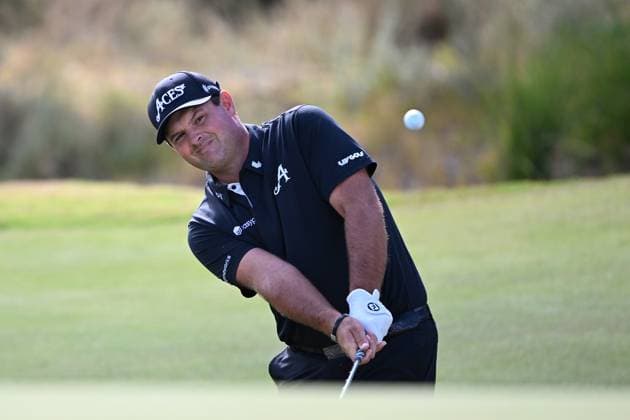 LIV GOLF ADELAIDE, Patrick Reed of the Aces plays a shot on day 2 of LIV Golf Adelaide at the Grange Golf Club in Adelaide, Saturday, April 27, 2024. ( NO ARCHIVING, EDITORIAL USE ONLY, NO USE IN BOOKS WITHOUT CONSENT ADELAIDE SOUTH AUSTRALIA AUSTRALIA  Copyright: xMICHAELxERREYx 20240427174584081710