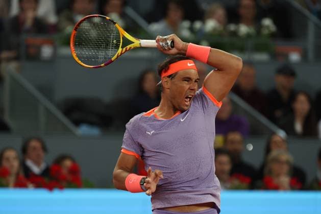 Rafael Nadal (Esp) TENNIS : Mutua Madrid Open 2024 - 27 04 2024 AntoineCouvercelle Panoramic 