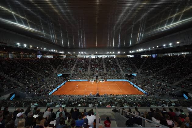 Rafael Nadal (Esp) TENNIS : Mutua Madrid Open 2024 - 27 04 2024 AntoineCouvercelle Panoramic 