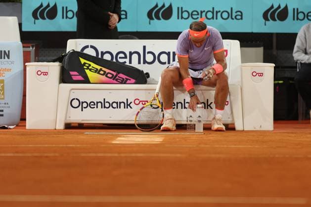 Rafael Nadal (Esp) TENNIS : Mutua Madrid Open 2024 - 27 04 2024 AntoineCouvercelle Panoramic 