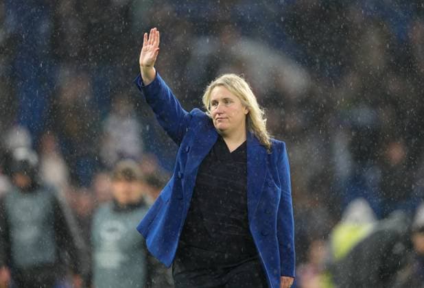 Chelsea manager Emma Hayes after 2-0 defeat Chelsea Women v Barcelona Women, UEFA Women s CHampions League, Semi-final, Second Leg, Football, Stamford Bridge, London, UK - 27 Apr 2024  Copyright: xDavexShopland Shutterstockx 14451602ac
