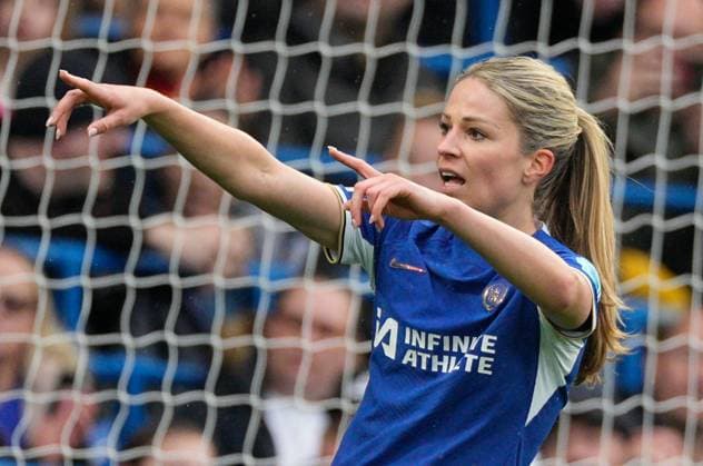 Melanie Leupolz of Chelsea Chelsea Women v Barcelona Women, UEFA Women s CHampions League, Semi-final, Second Leg, Football, Stamford Bridge, London, UK - 27 Apr 2024  Copyright: xDavexShopland Shutterstockx 14451602av