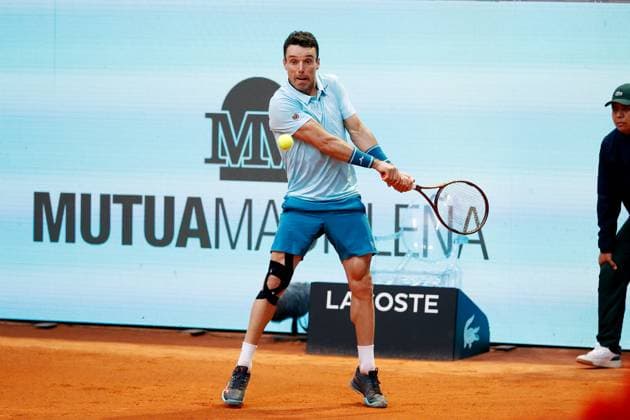 Roberto Bautista Agut (ESP), APRIL 27, 2024 - Tennis : Roberto Bautista Agut during singles round of 64 match against Karen Khachanov on the ATP, Tennis Herren tour Masters 1000 Mutua Madrid Open tennis tournament at the Caja Magica in Madrid, Spain. Noxthirdxpartyxsales  (251463268)