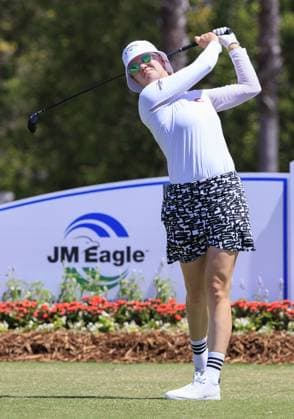 April 27, 2024, Los Angeles, California, USA: Madelene Sagstrom during Round 3 of the JM Eagle LA Championship presented by Plastpro on Saturday April 27, 2024 at the Wilshire Country Club in Los Angeles, California. ARIANA RUIZ PI Los Angeles U.S - ZUMAp124 20240427_zaa_p124_033 Copyright: xArianaxRuizx