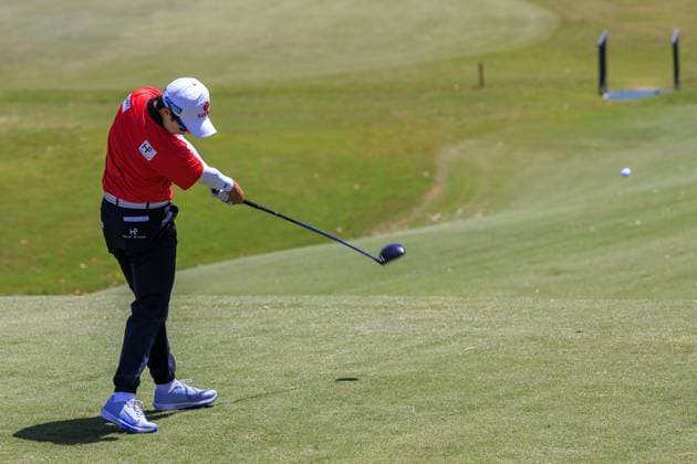 April 27, 2024, Los Angeles, California, USA: Hyo Joo Kim during Round 3 of the JM Eagle LA Championship presented by Plastpro on Saturday April 27, 2024 at the Wilshire Country Club in Los Angeles, California. ARIANA RUIZ PI Los Angeles U.S - ZUMAp124 20240427_zaa_p124_085 Copyright: xArianaxRuizx